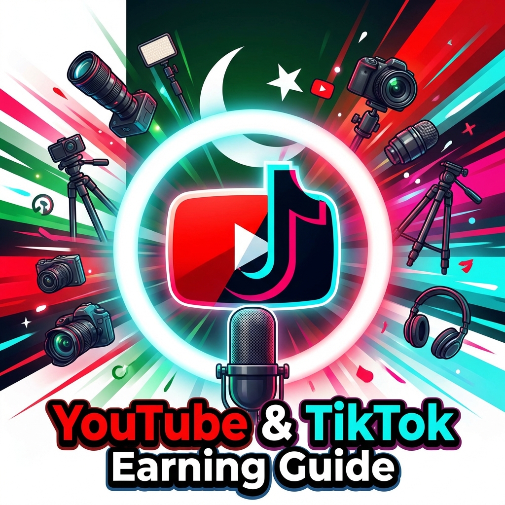 YouTube & TikTok Earning Guide Pakistan – Create Content & Earn